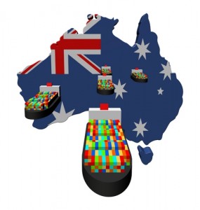 freight to and from australia